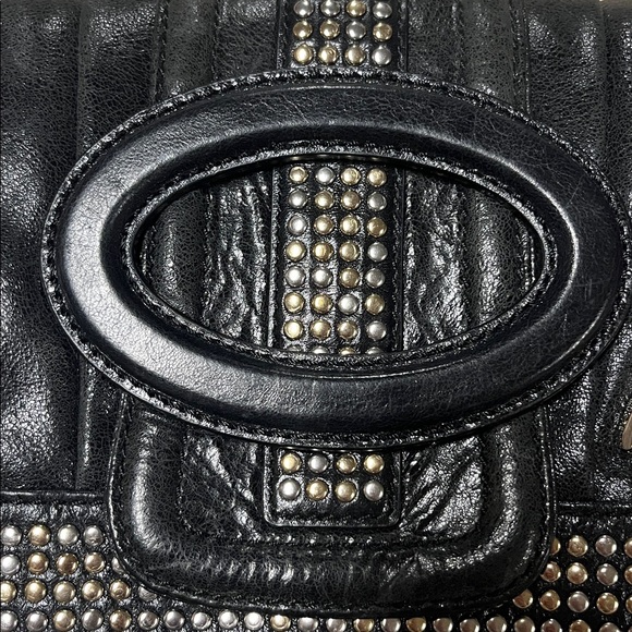 Black Studded Clutch Marciano - Picture 2 of 5